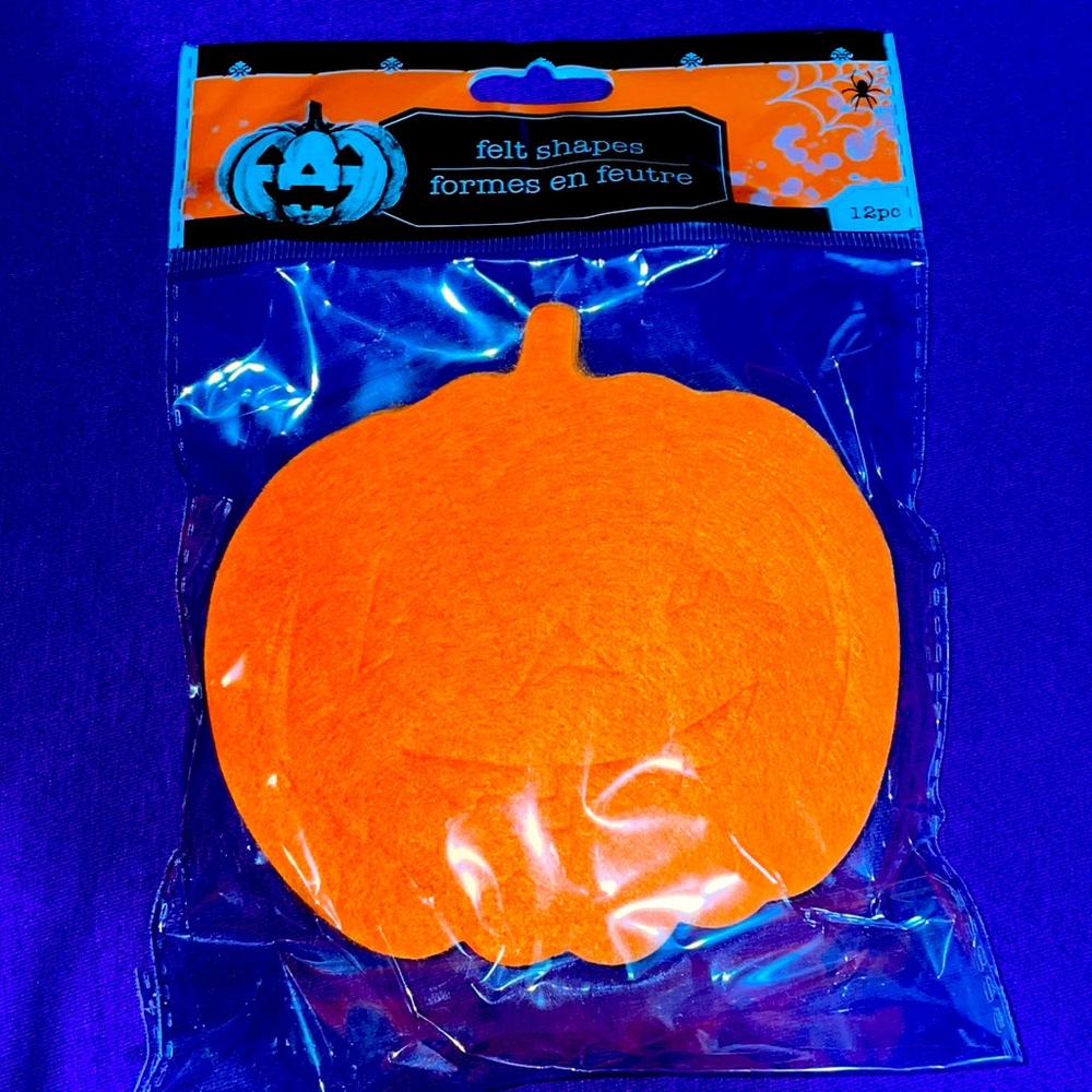 Halloween Felt jackolantern pumpkins